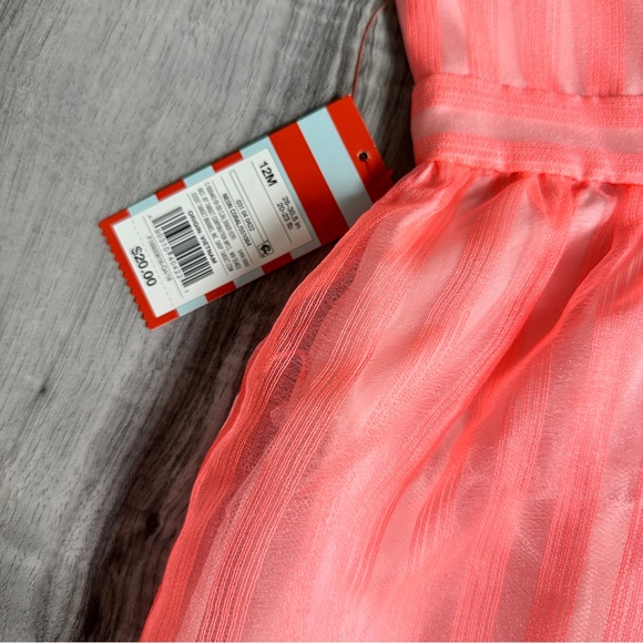 NWT- Cat & Jack Coral party dress - size 12 months - Picture 4 of 10